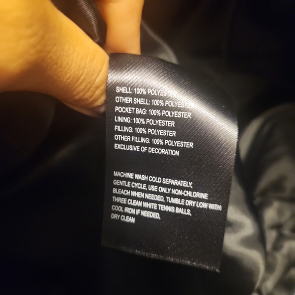 Nwt! Tahari Women's Charcoal Long Puffer Jacket - Picture 5 of 5